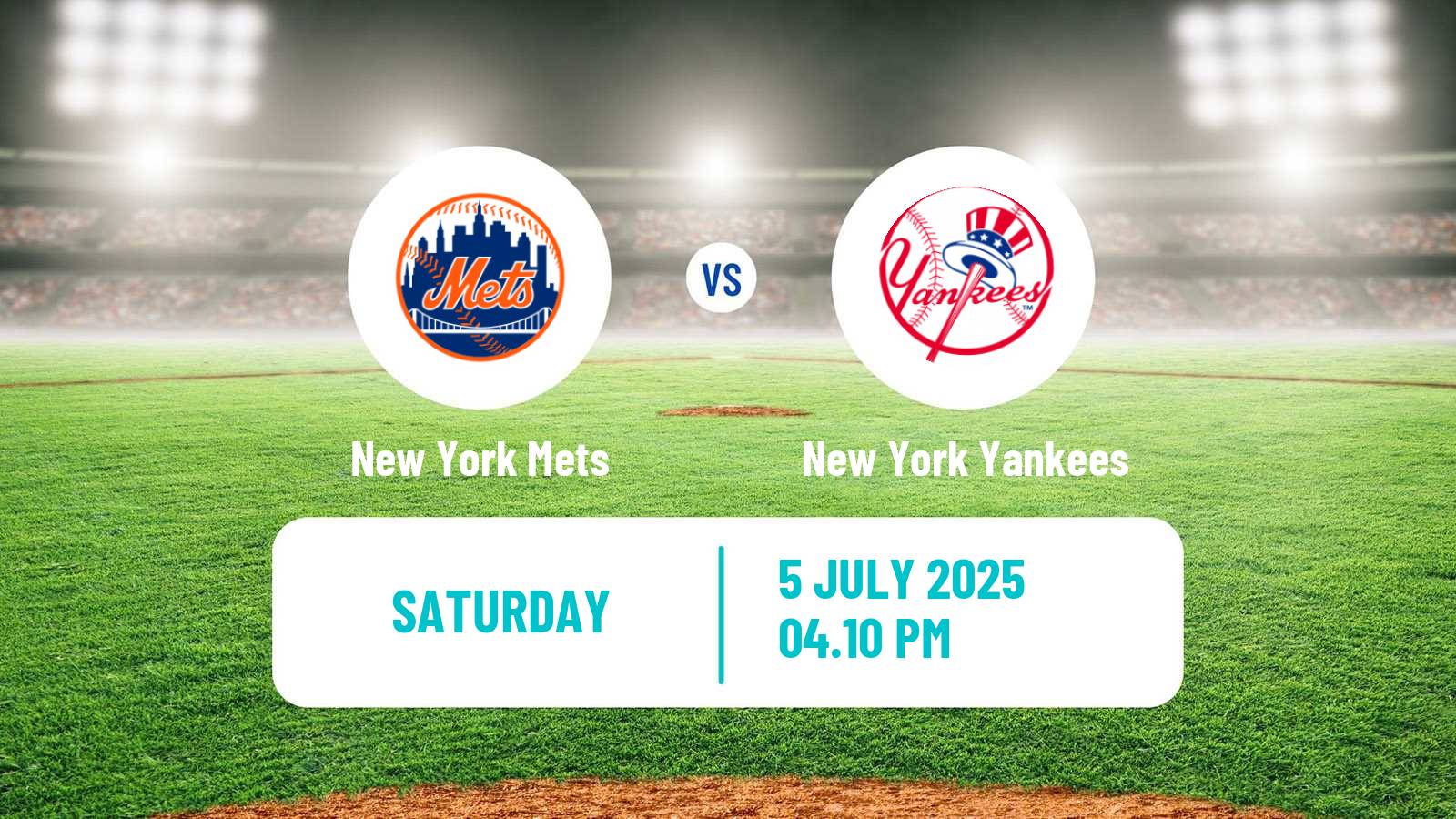 Baseball MLB New York Mets - New York Yankees