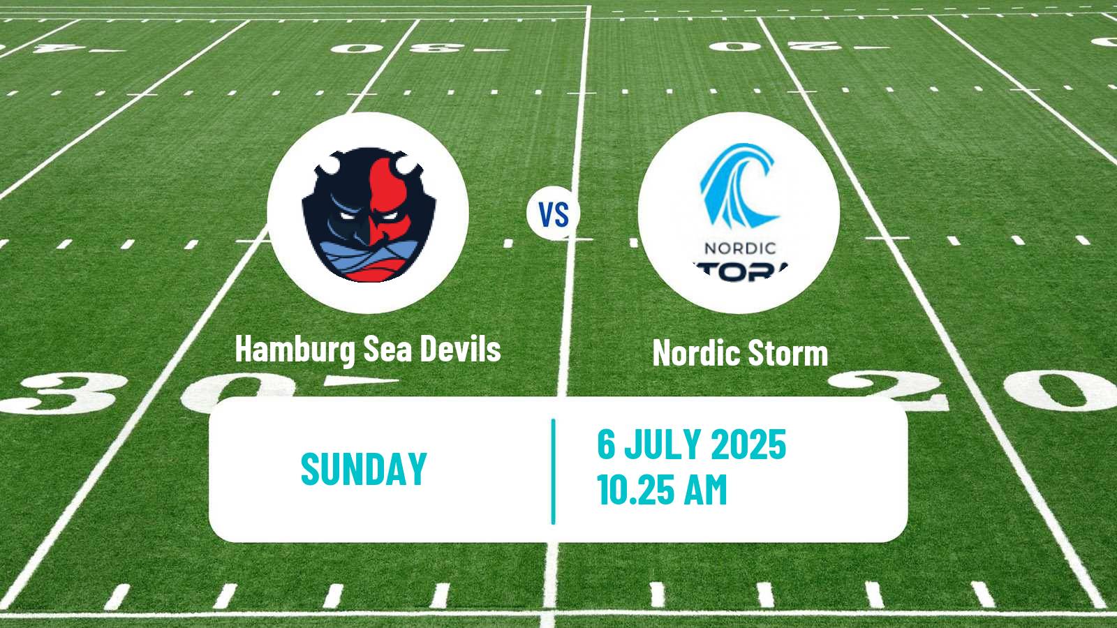 American football European League of American Football Hamburg Sea Devils - Nordic Storm