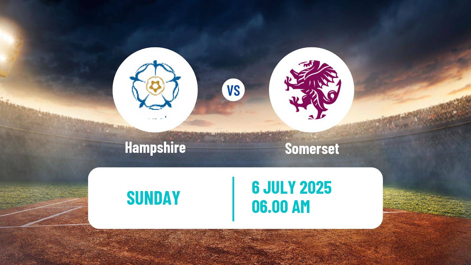 Cricket Vitality Blast Women Hampshire - Somerset