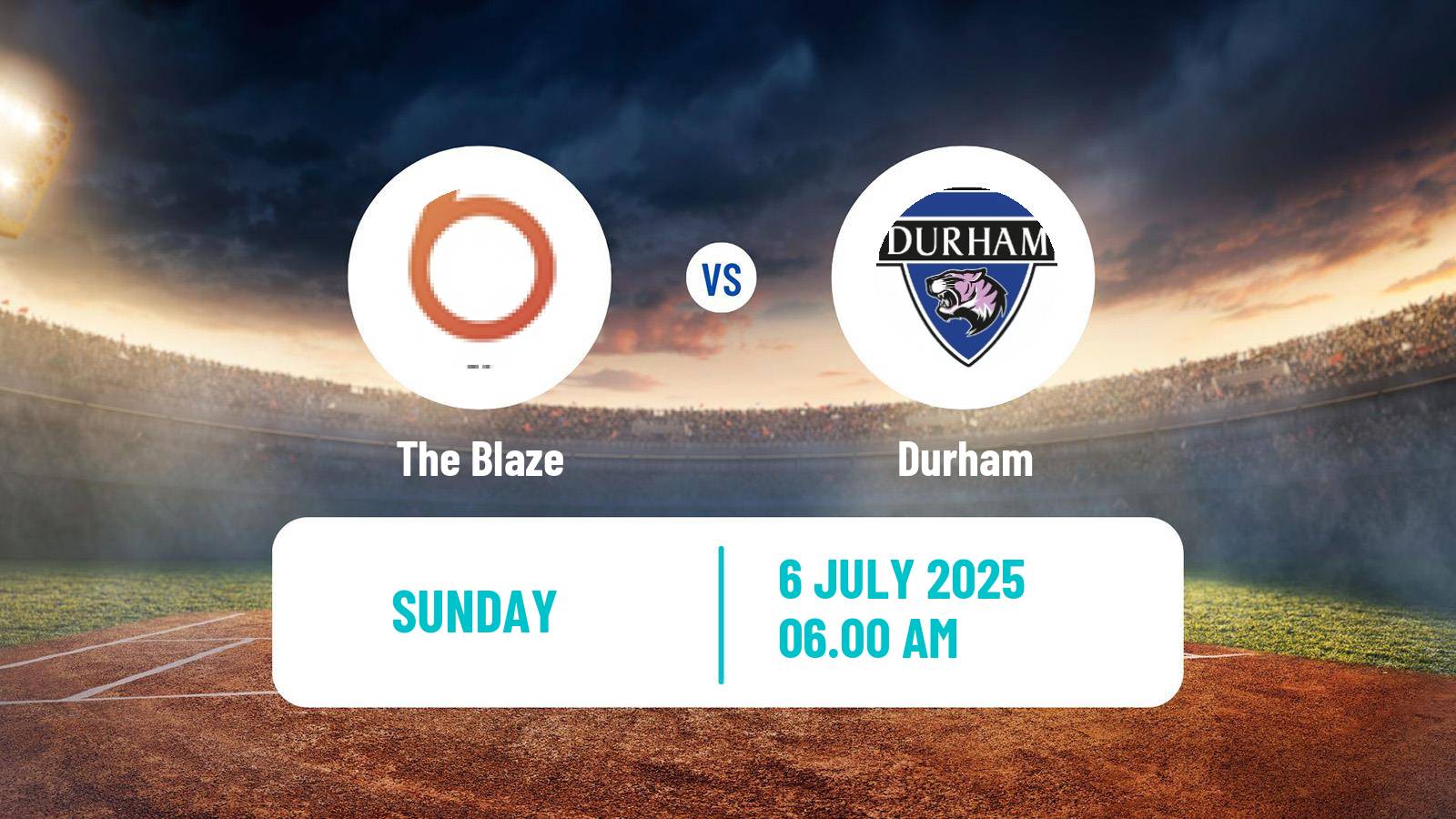 Cricket Vitality Blast Women The Blaze - Durham