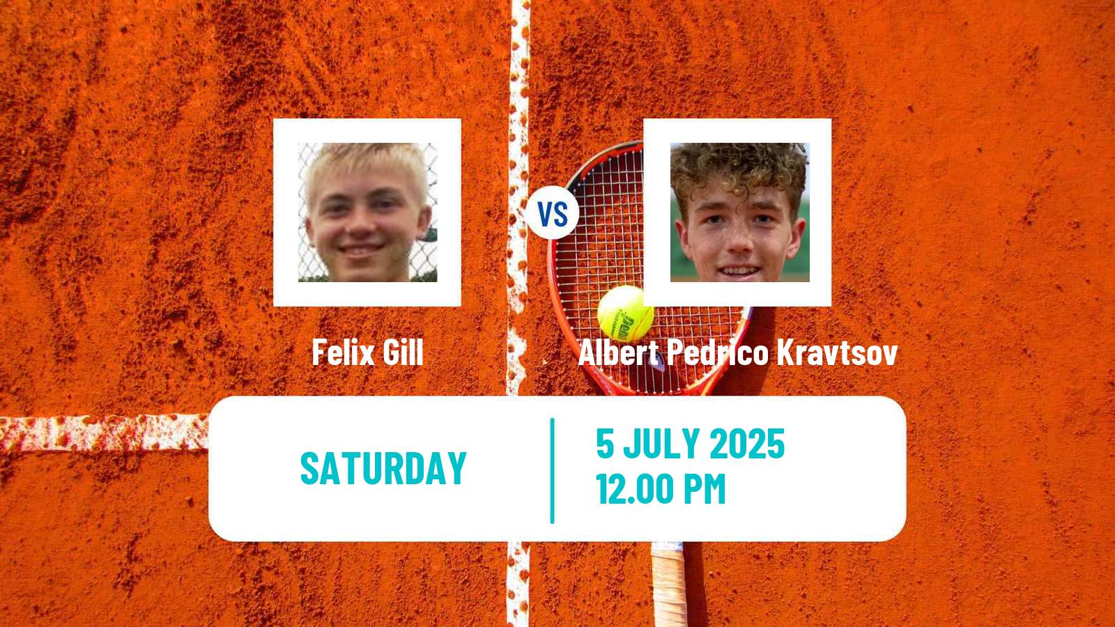 Tennis ITF M15 Getxo Men Felix Gill - Albert Pedrico Kravtsov
