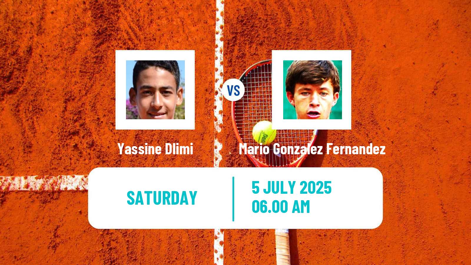 Tennis ITF M15 Tanger Men Yassine Dlimi - Mario Gonzalez Fernandez