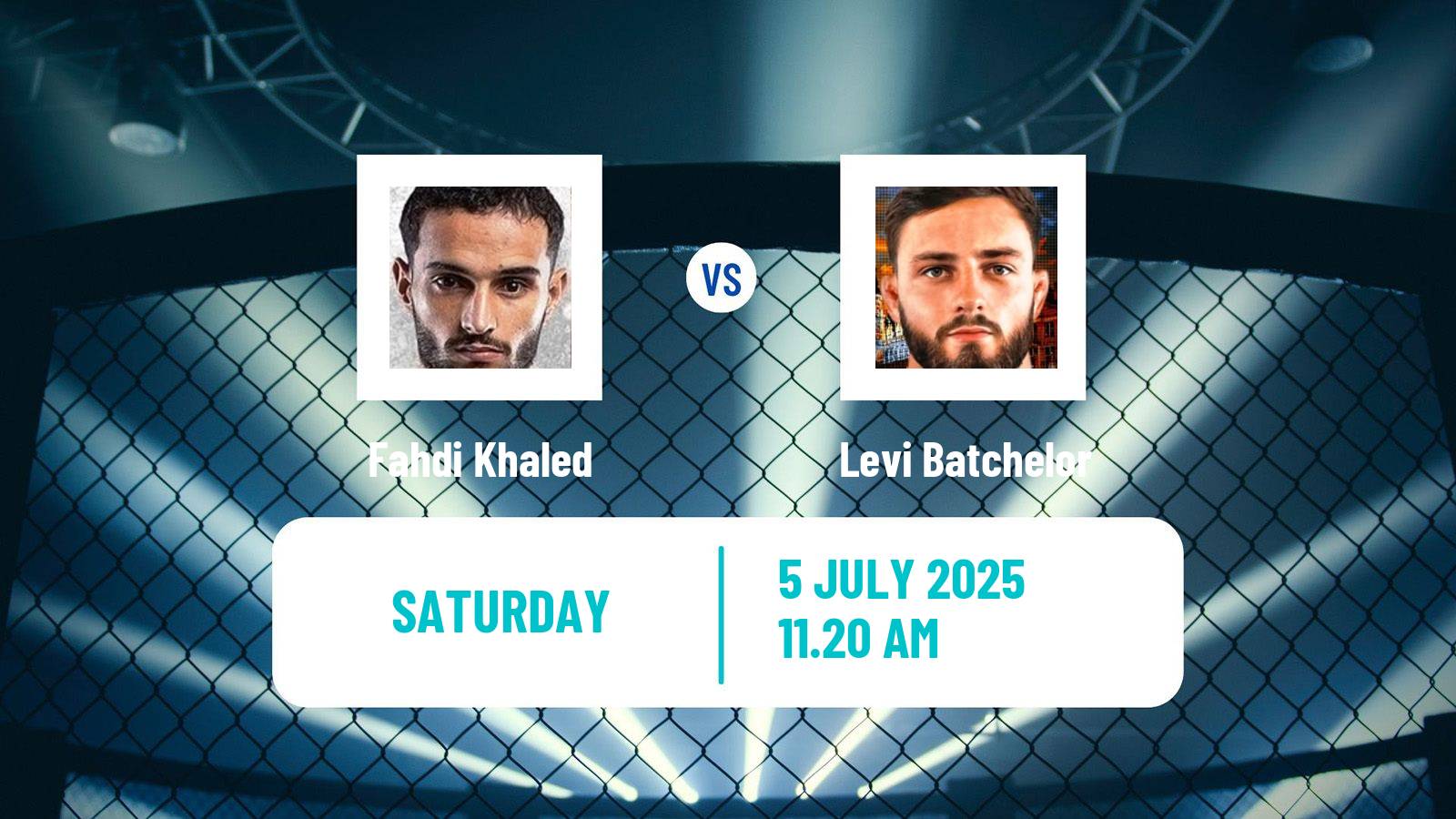 MMA Bantamweight Pfl Europe Men Fahdi Khaled - Levi Batchelor