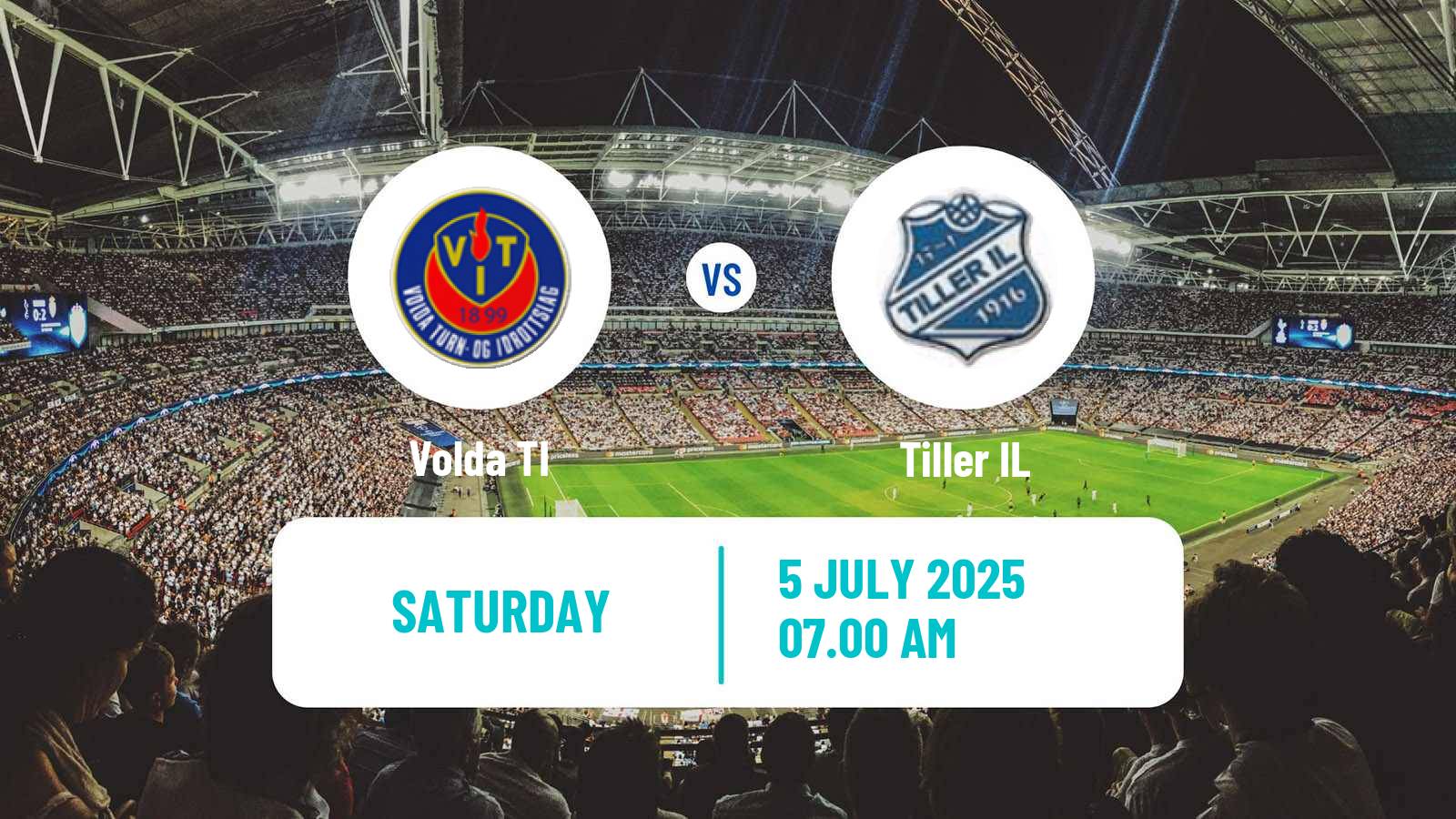 Football Norwegian Division 3 - Group 2 Volda - Tiller