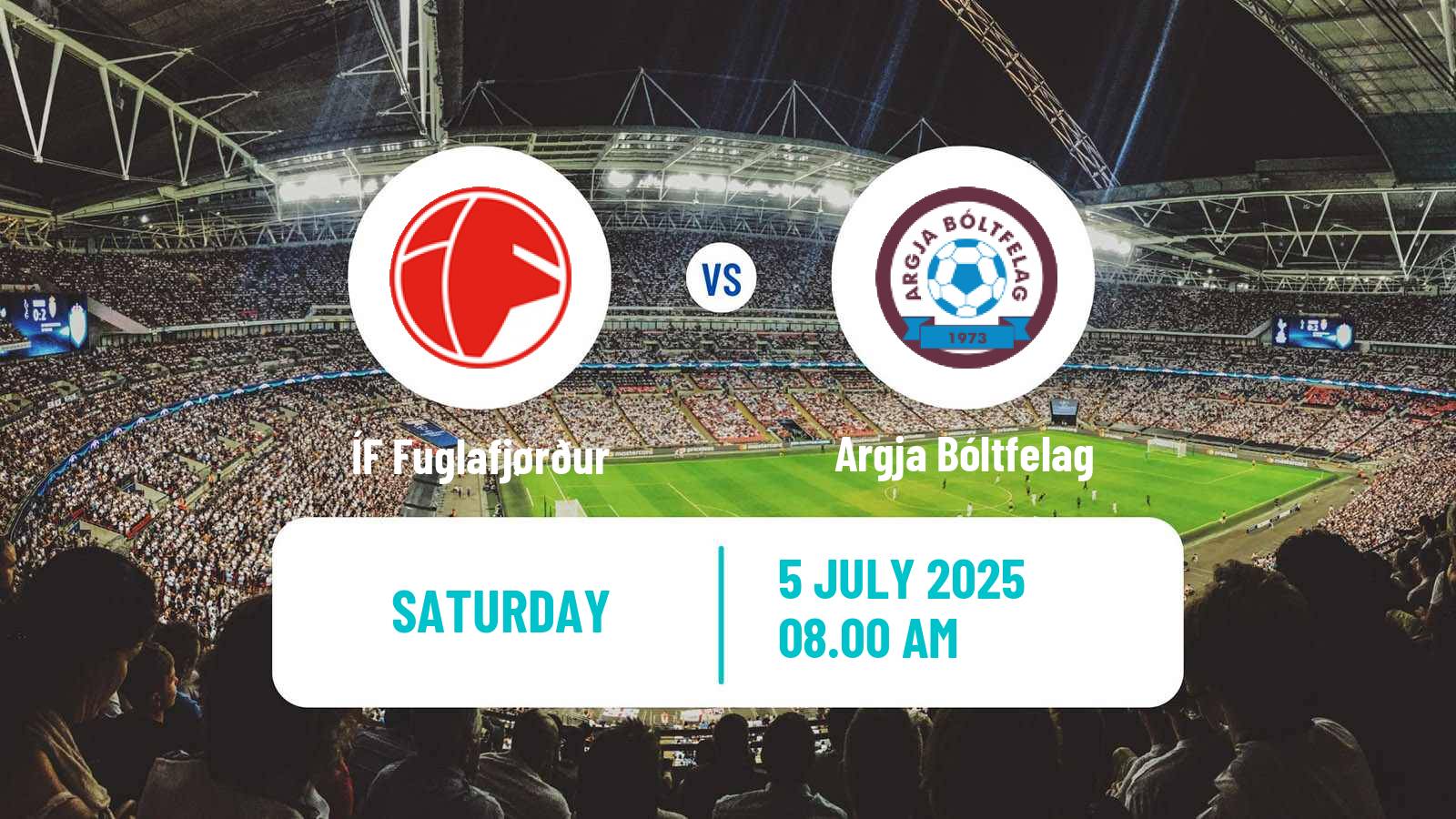 Soccer Faroe Islands 1 Deild ÍF Fuglafjørður - Argja Bóltfelag