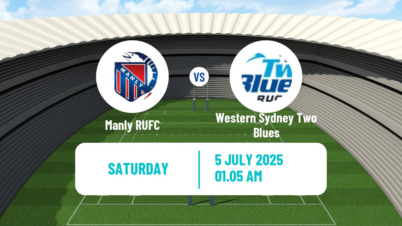Rugby union Australian Shute Shield Manly - Western Sydney Two Blues