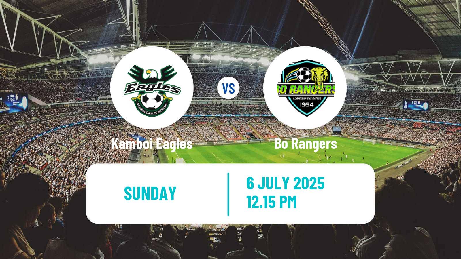 Soccer Sierra Leone Premier League Kamboi Eagles - Bo Rangers