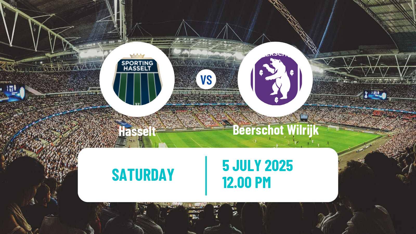 Football Club Friendly Hasselt - Beerschot Wilrijk