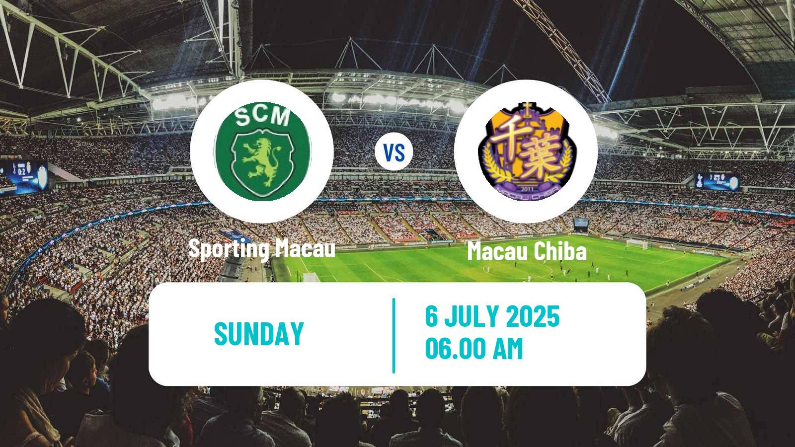 Soccer Macao Elite League Sporting Macau - Macau Chiba