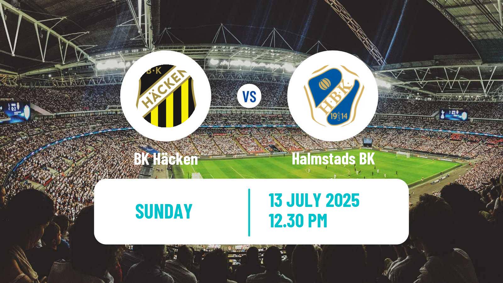 Soccer Swedish Allsvenskan Häcken - Halmstad