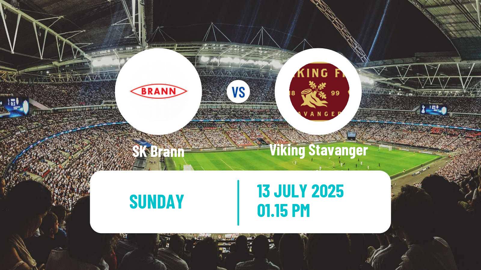 Soccer Norwegian Eliteserien Brann - Viking Stavanger