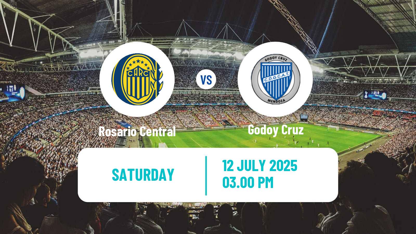 Soccer Argentinian Liga Profesional Rosario Central - Godoy Cruz