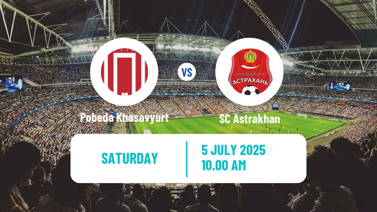 Football FNL 2 Division B Group 1 Pobeda Khasavyurt - Astrakhan