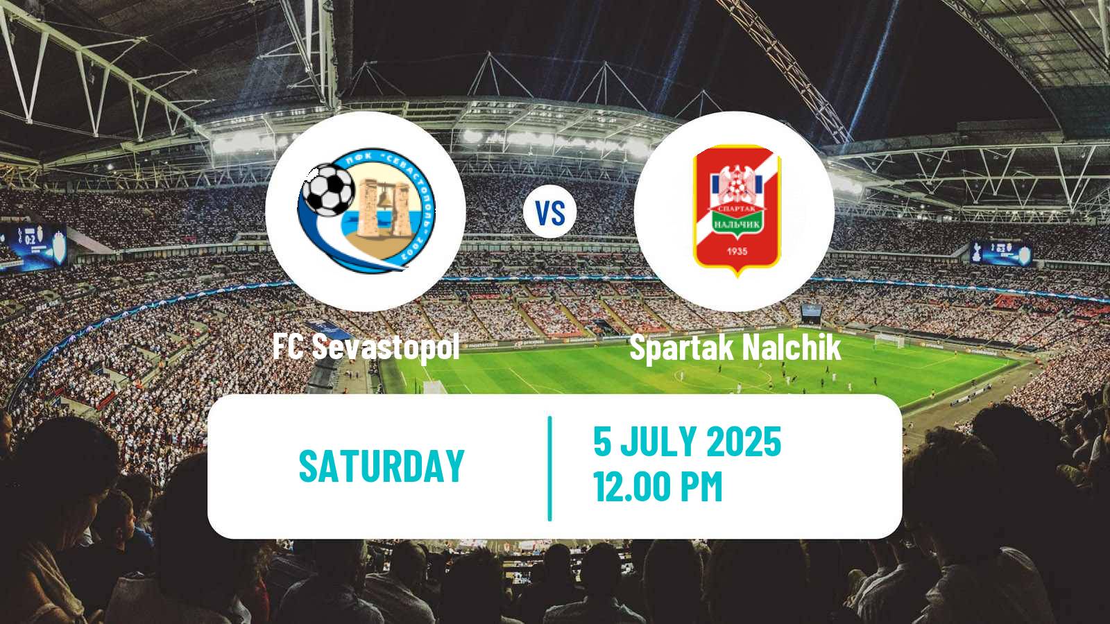 Football FNL 2 Division B Group 1 FC Sevastopol - Spartak Nalchik