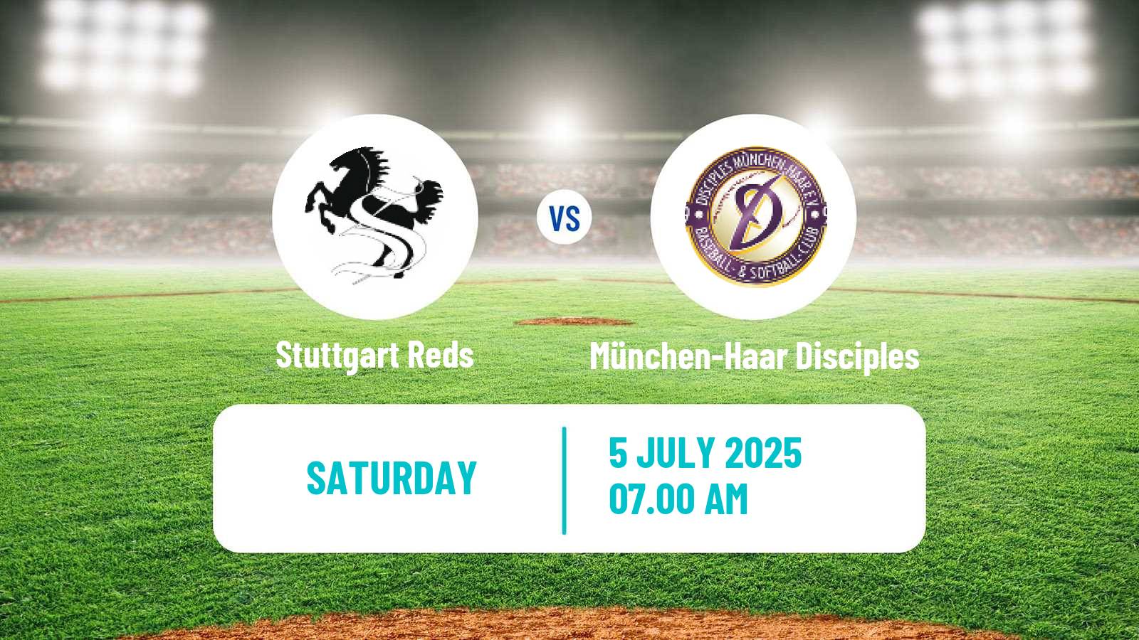 Baseball German Bundesliga South Baseball Stuttgart Reds - München-Haar Disciples