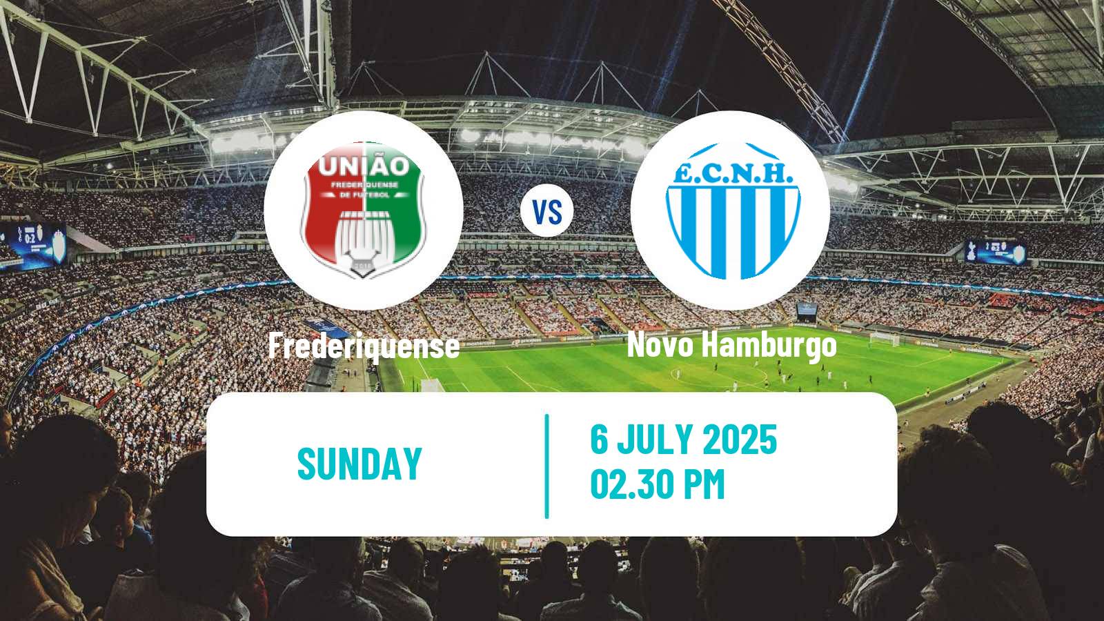 Football Brazilian Campeonato Gaucho 2 Frederiquense - Novo Hamburgo