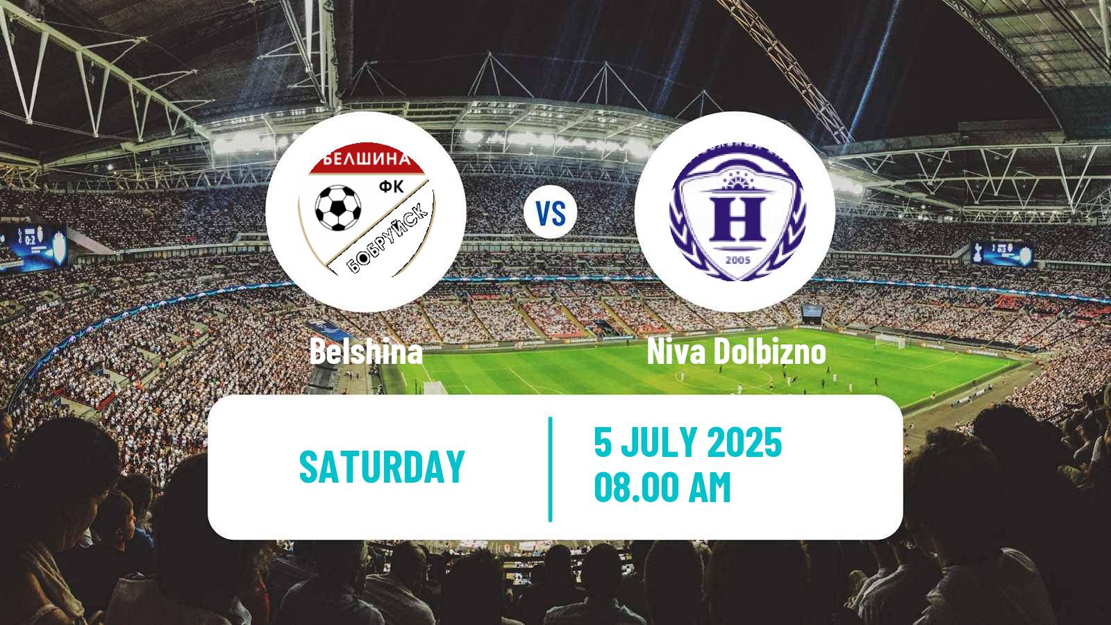 Football Belarusian Pershaya Liga Belshina - Niva Dolbizno