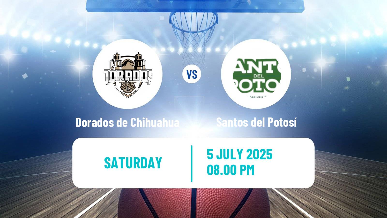Basketball Mexican LNBP Dorados de Chihuahua - Santos del Potosí