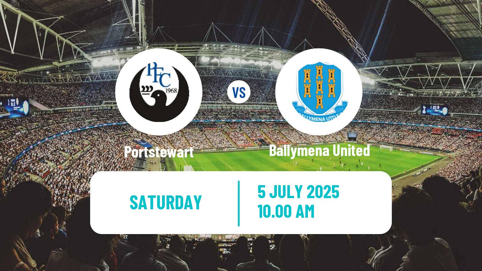 Football Club Friendly Portstewart - Ballymena United