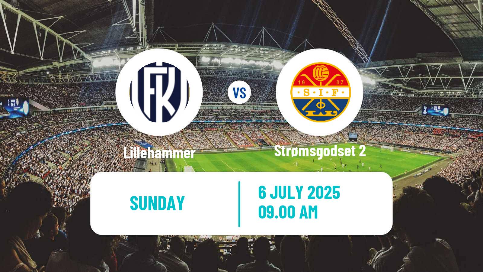 Football Norwegian Division 3 - Group 3 Lillehammer - Strømsgodset 2