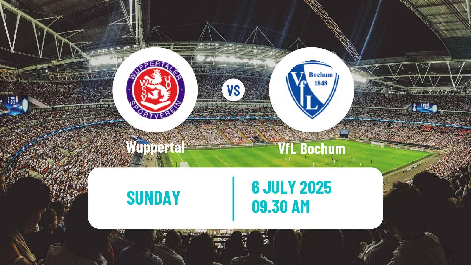 Football Club Friendly Wuppertal - Bochum