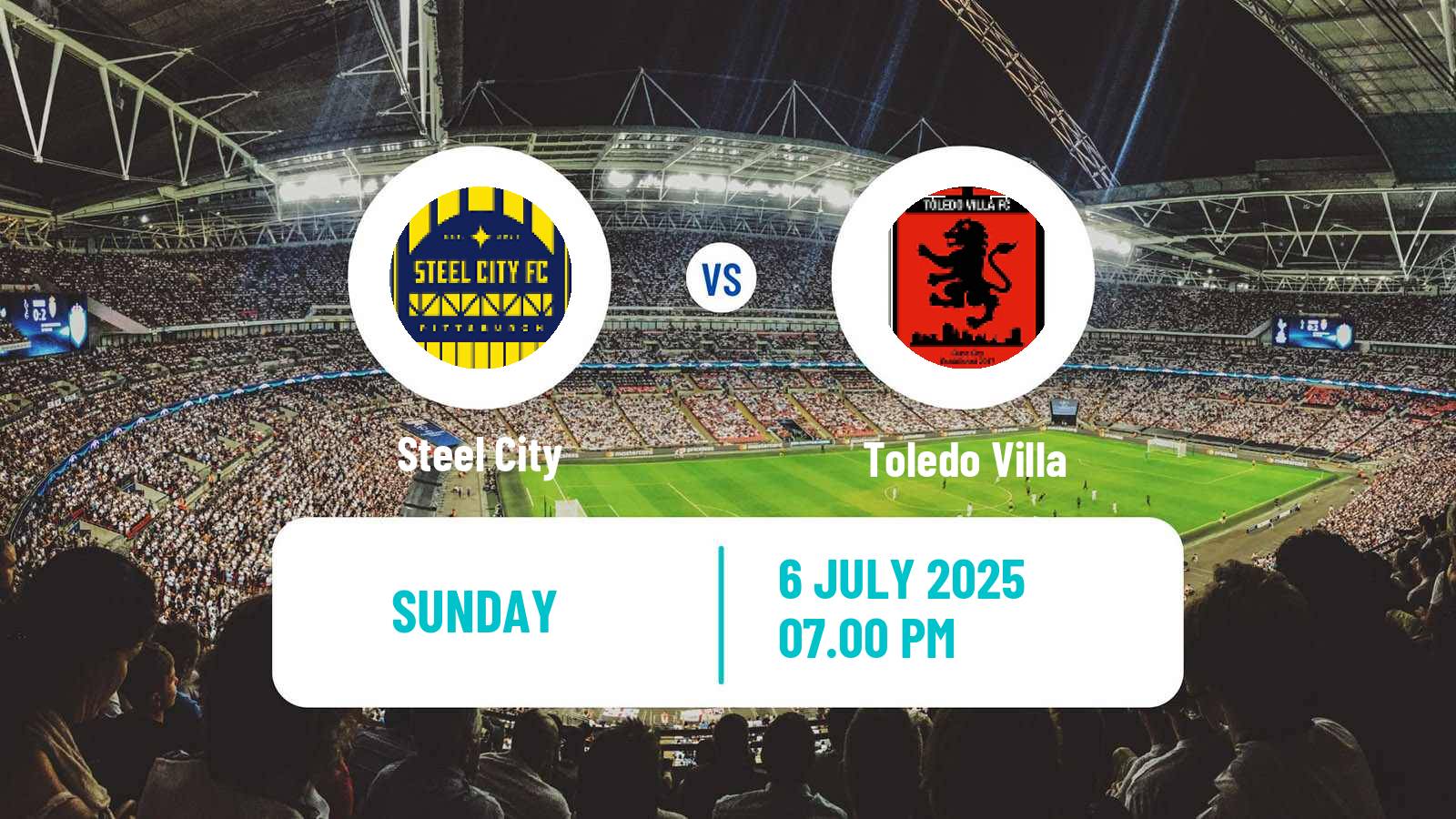 Soccer USL League Two Steel City - Toledo Villa