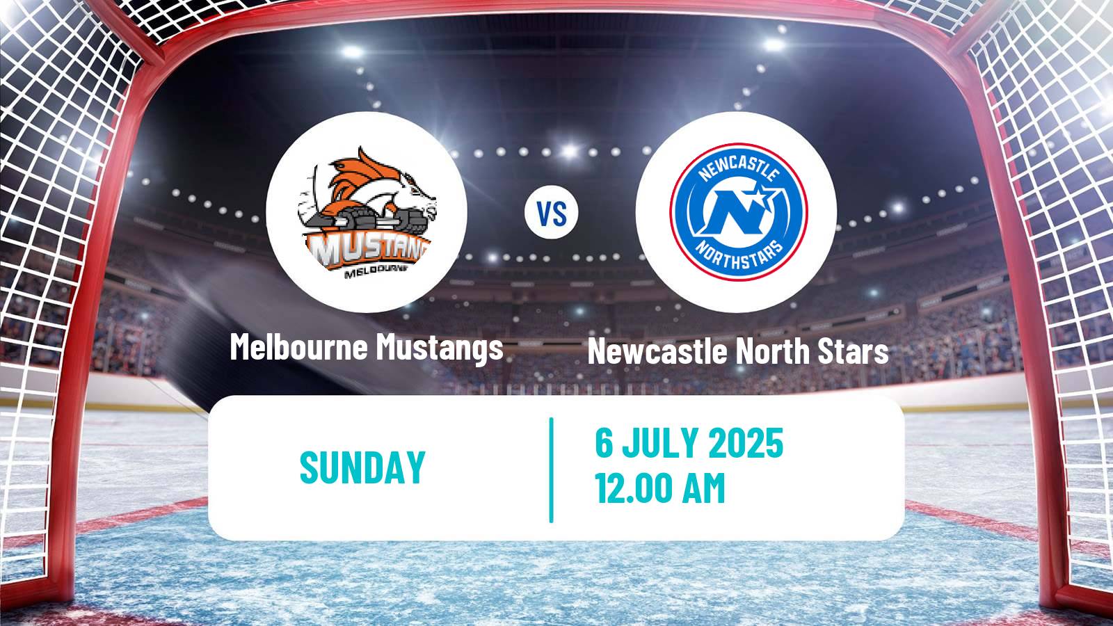 Hockey Australian Ice Hockey League Melbourne Mustangs - Newcastle North Stars