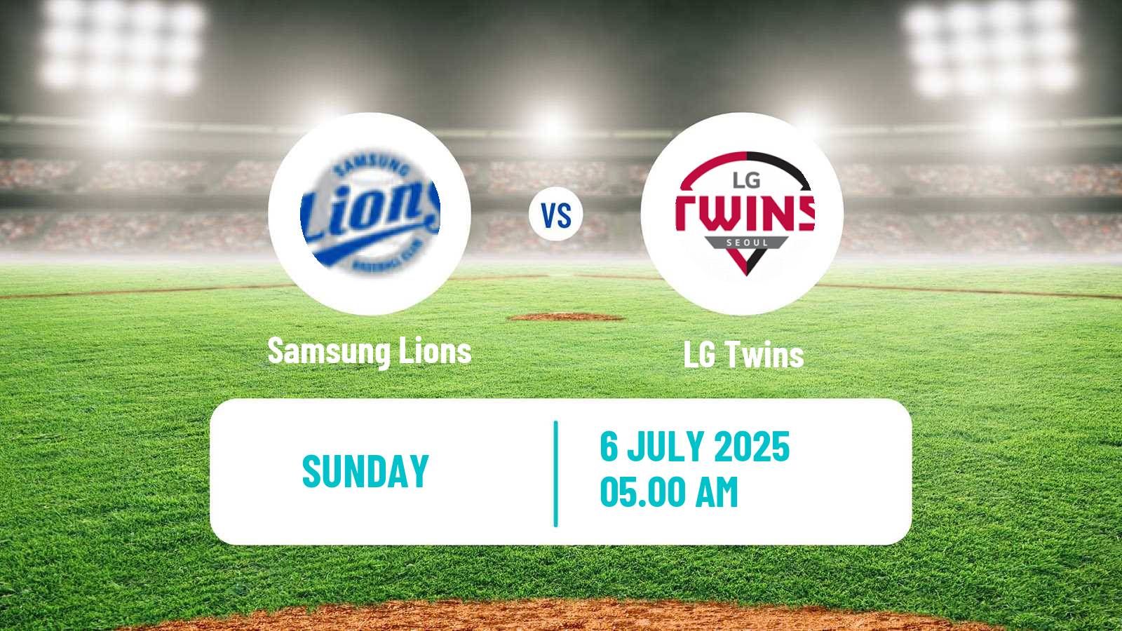 Baseball KBO Samsung Lions - LG Twins