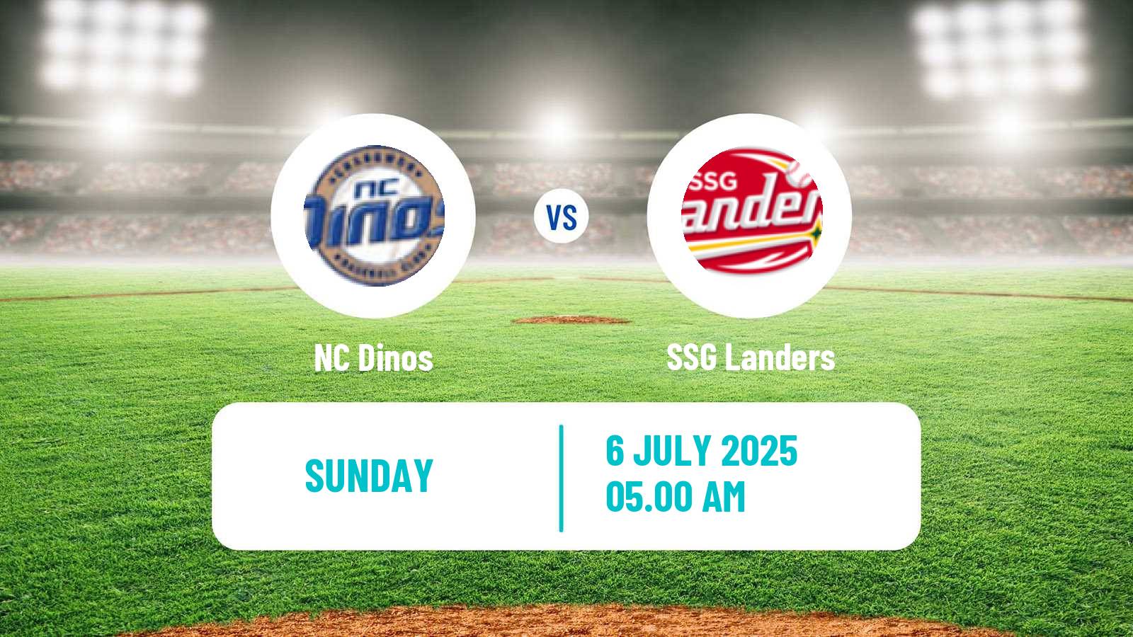 Baseball KBO NC Dinos - SSG Landers