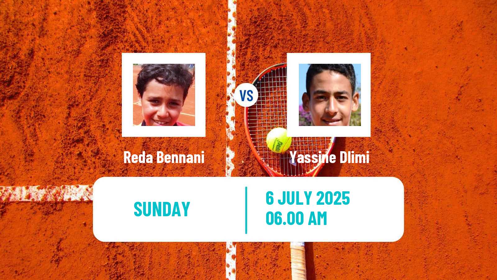 Tennis ITF M15 Tanger Men Reda Bennani - Yassine Dlimi