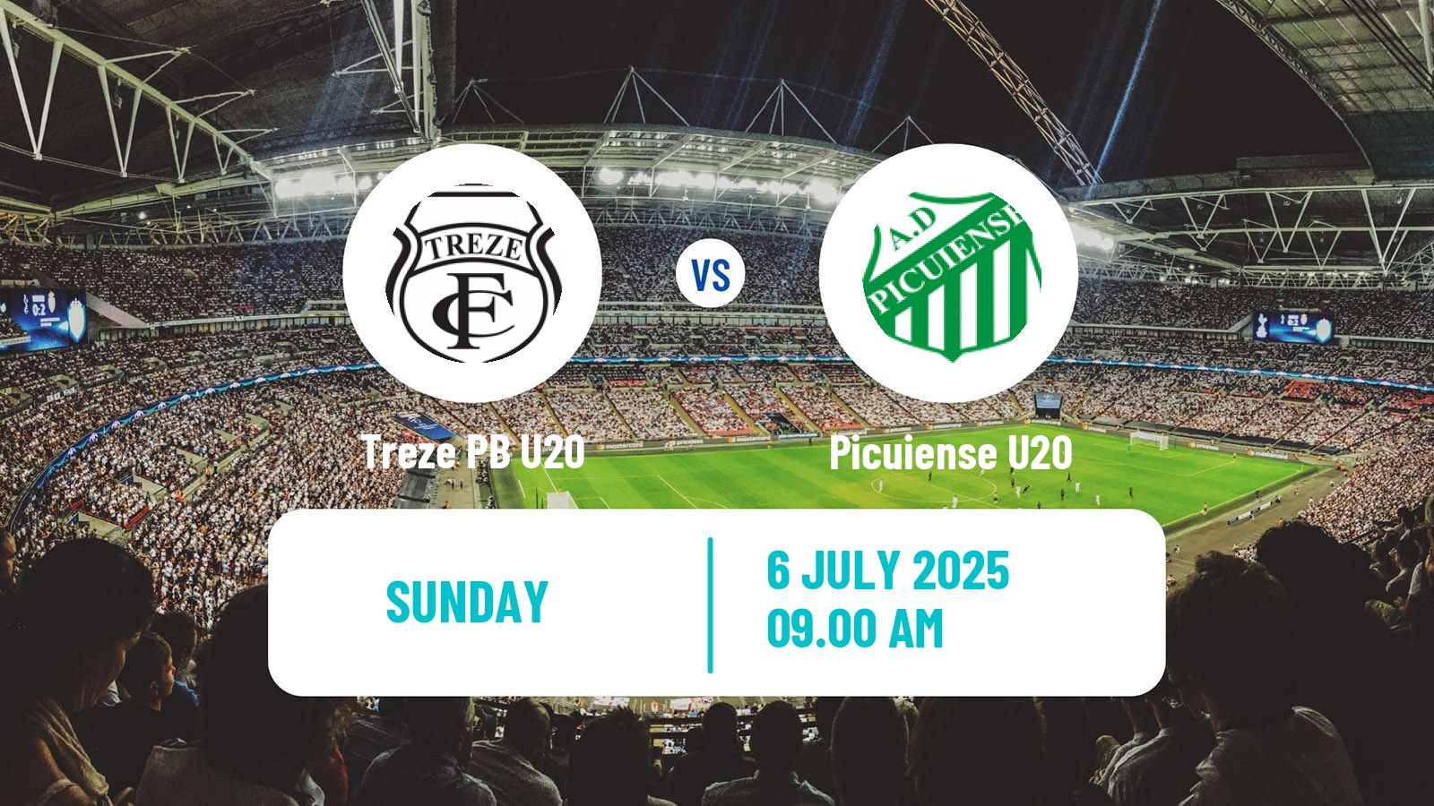 Football Brazilian Paraibano U20 Treze PB U20 - Picuiense U20