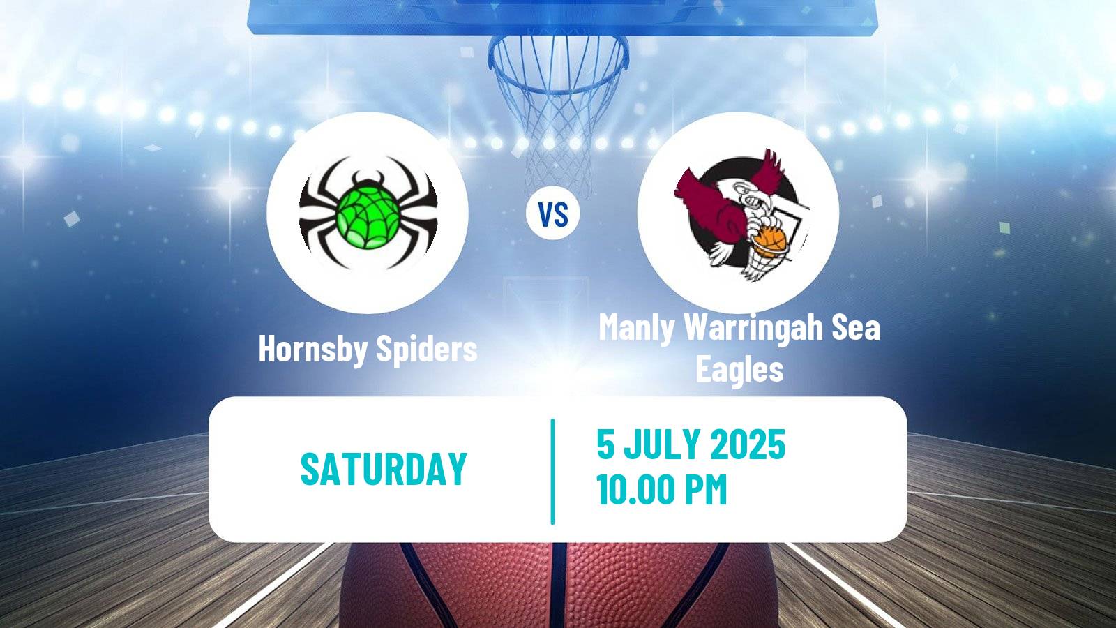 Basketball Australian NBL1 East Women Hornsby Spiders - Manly Warringah Sea Eagles