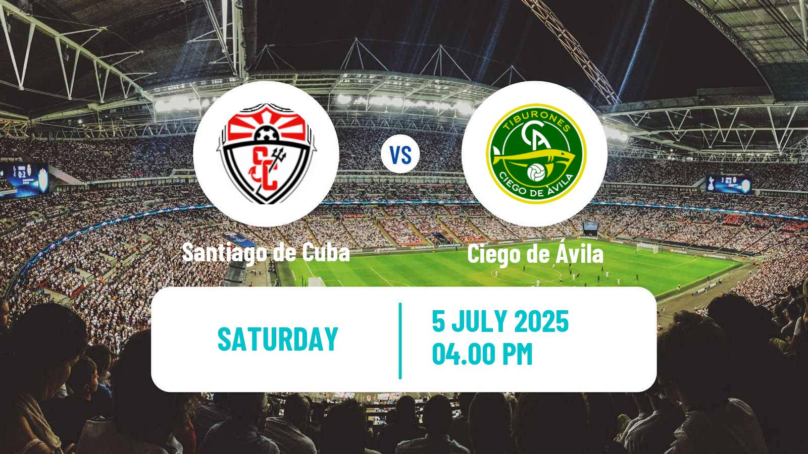 Football Cuba Liga Nacional Santiago de Cuba - Ciego de Ávila