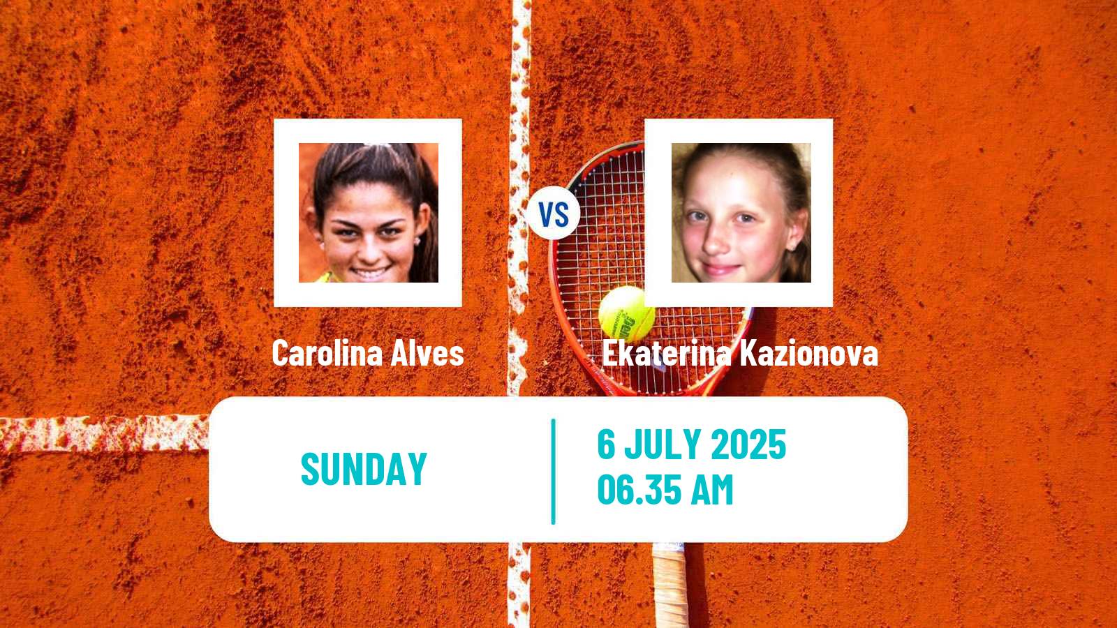 Tennis Contrexeville Challenger Women Carolina Alves - Ekaterina Kazionova