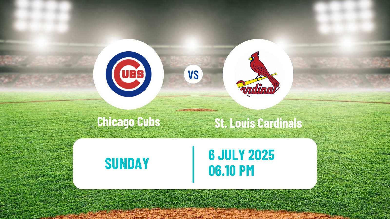 Baseball MLB Chicago Cubs - St. Louis Cardinals