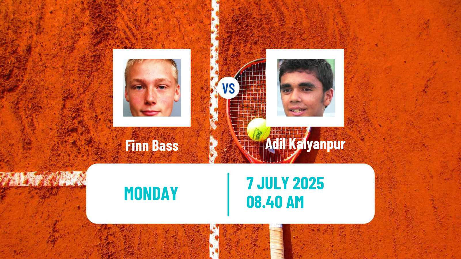 Tennis Nottingham 4 Challenger Men Finn Bass - Adil Kalyanpur