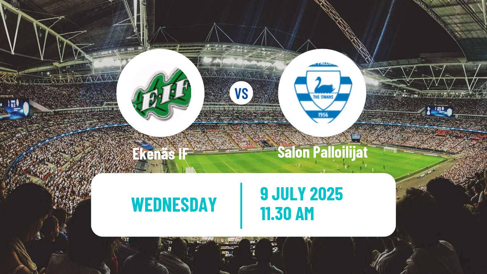 Football Finnish Ykkosliiga Ekenäs - Salon Palloilijat