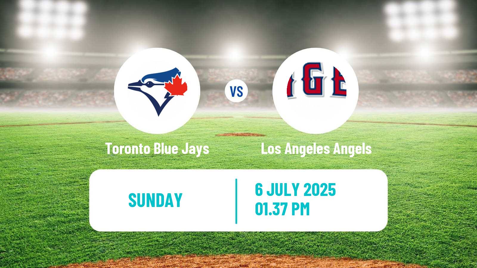 Baseball MLB Toronto Blue Jays - Los Angeles Angels