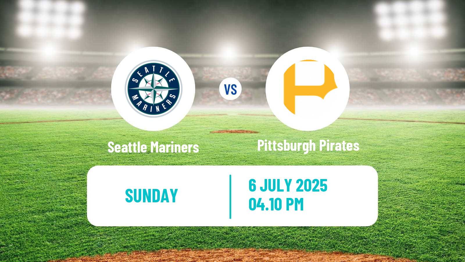 Baseball MLB Seattle Mariners - Pittsburgh Pirates
