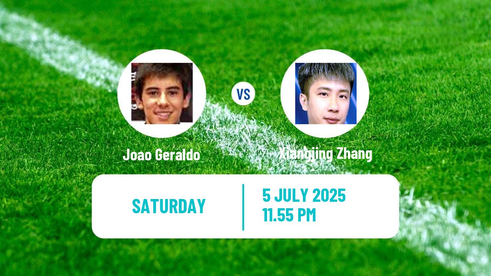 Table tennis United States Smash Men Joao Geraldo - Xiangjing Zhang