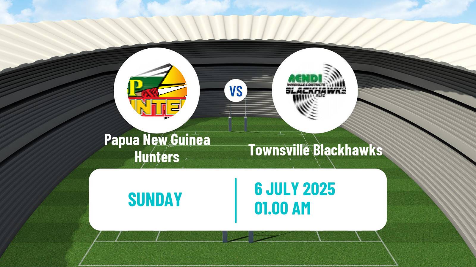 Rugby league Australian Queensland Cup Papua New Guinea Hunters - Townsville Blackhawks