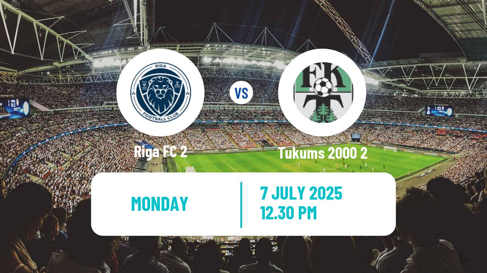 Football Latvian 1 Liga Riga 2 - Tukums 2000 2