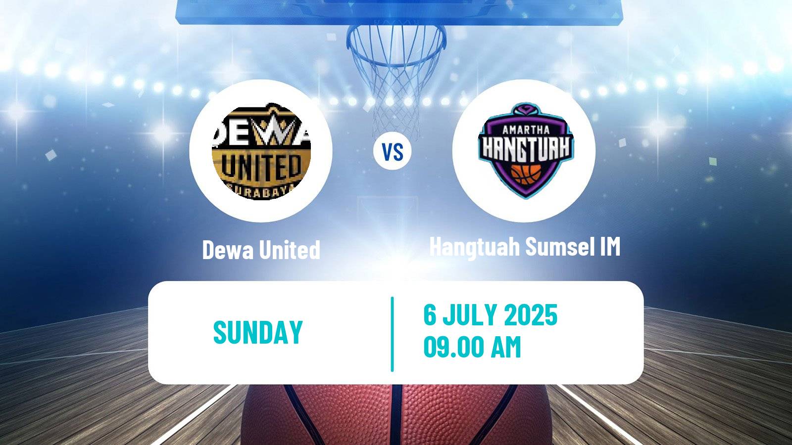 Basketball Indonesian IBL Dewa United - Hangtuah Sumsel IM