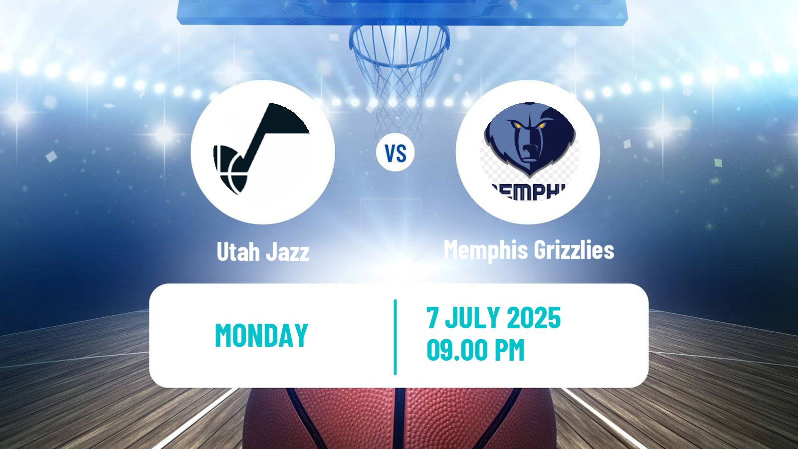 Basketball NBA Salt Lake City Summer League Utah Jazz - Memphis Grizzlies