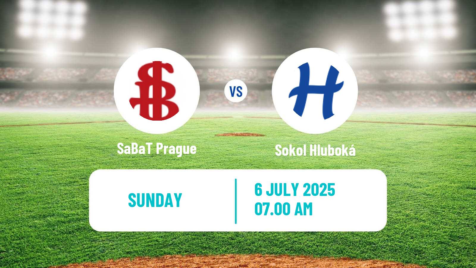 Baseball Czech Extraliga Baseball SaBaT Prague - Sokol Hluboká