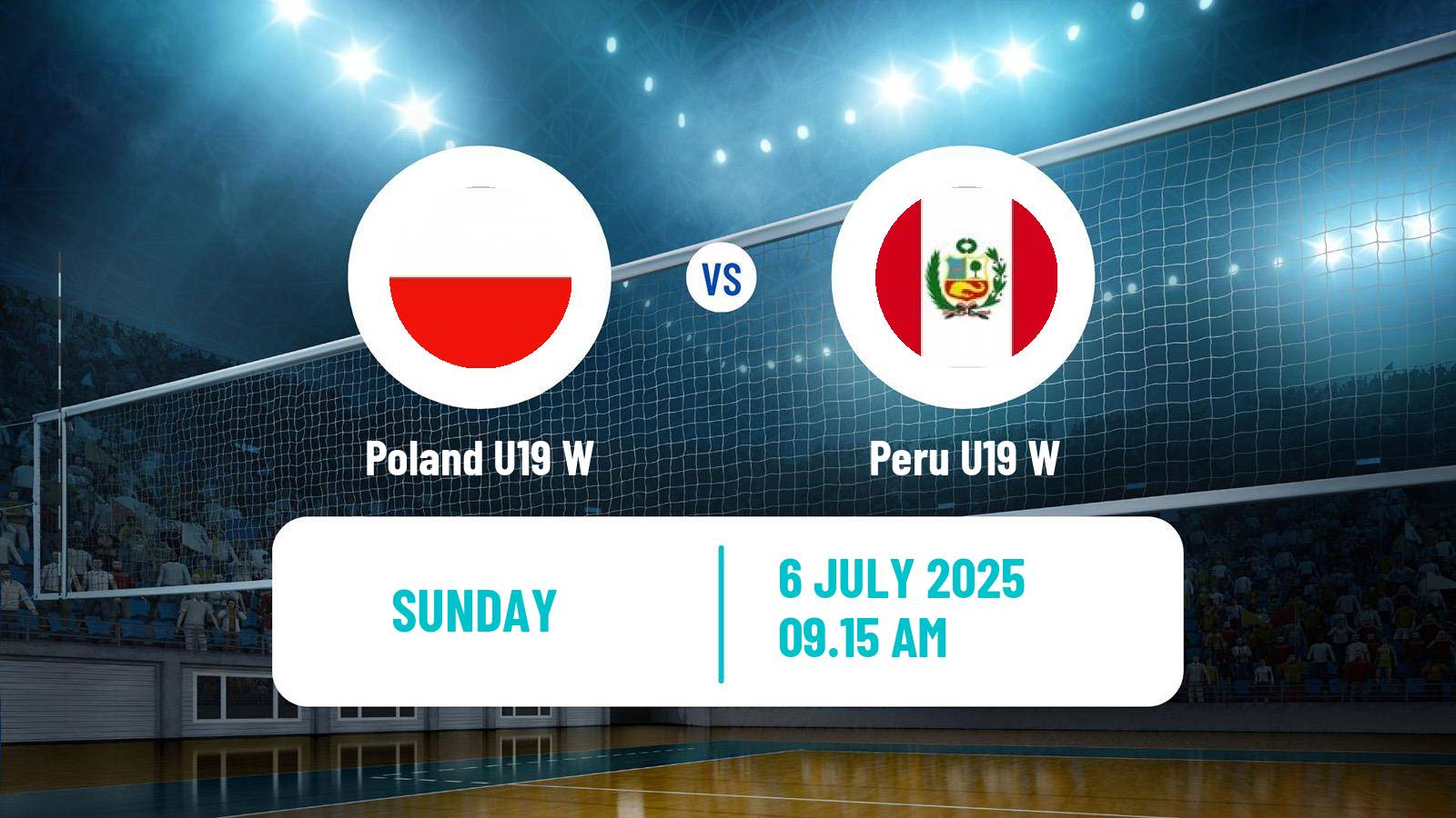 Volleyball World Championship U19 Volleyball Women Poland U19 W - Peru U19 W