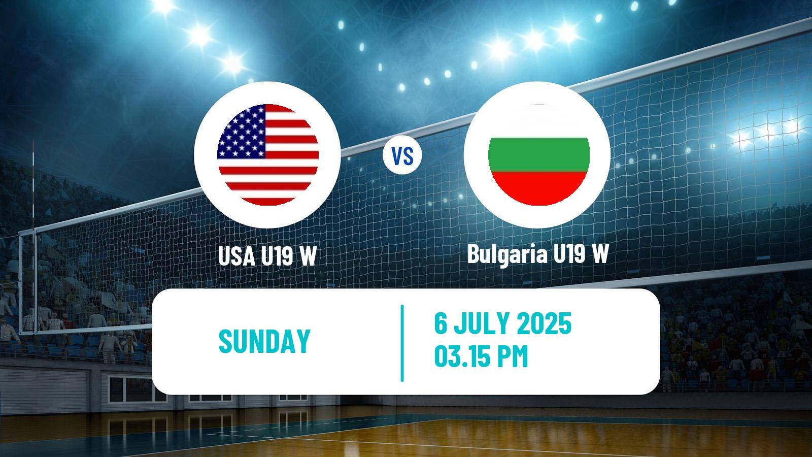 Volleyball World Championship U19 Volleyball Women USA U19 W - Bulgaria U19 W