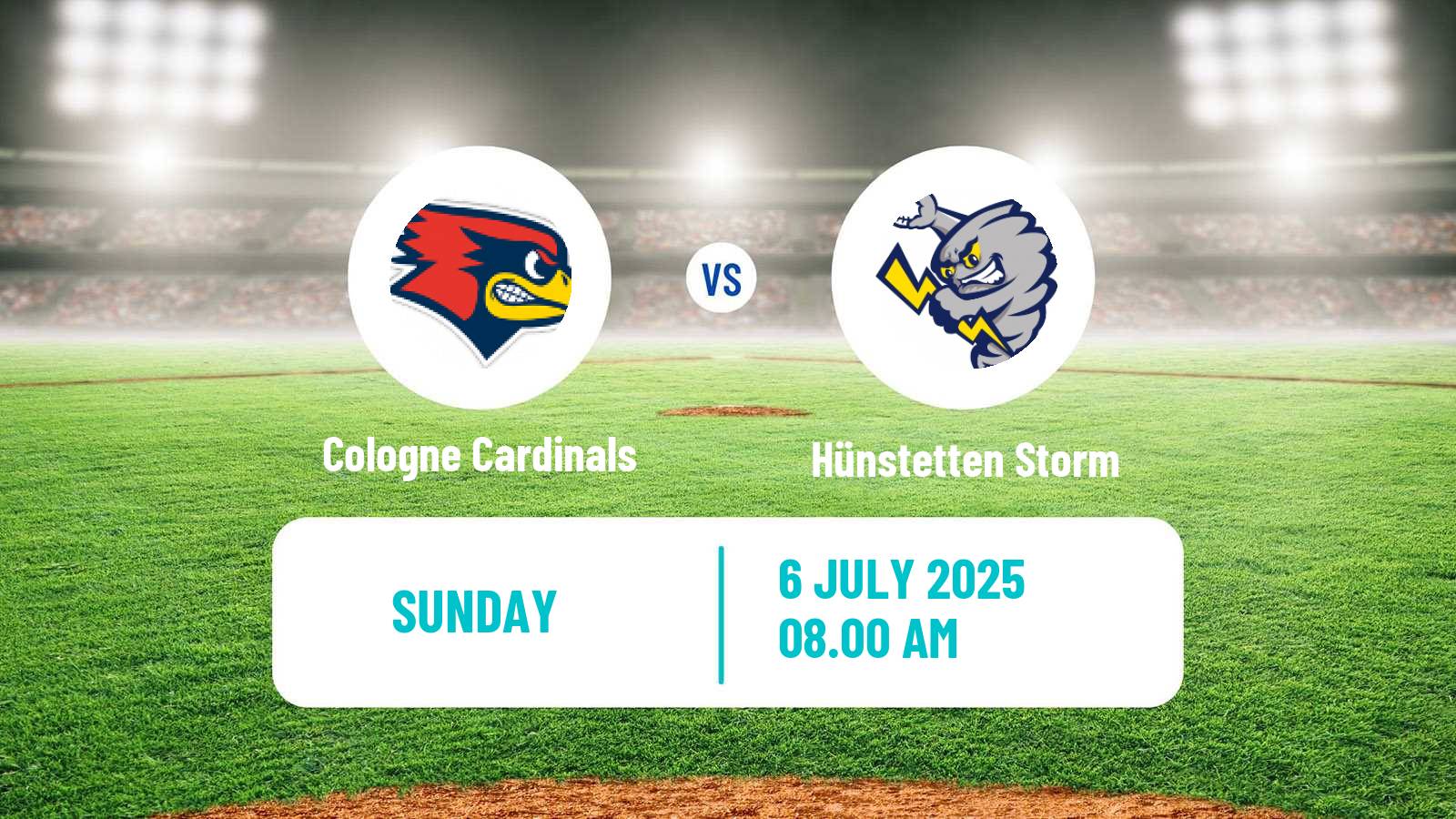 Baseball German Bundesliga North Baseball Cologne Cardinals - Hünstetten Storm