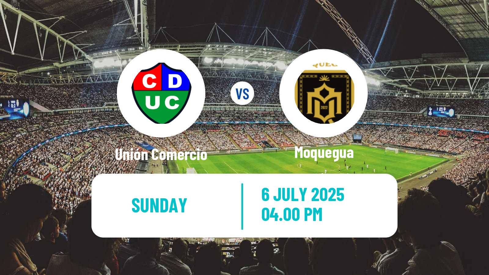 Football Peruvian Liga 2 Unión Comercio - Moquegua