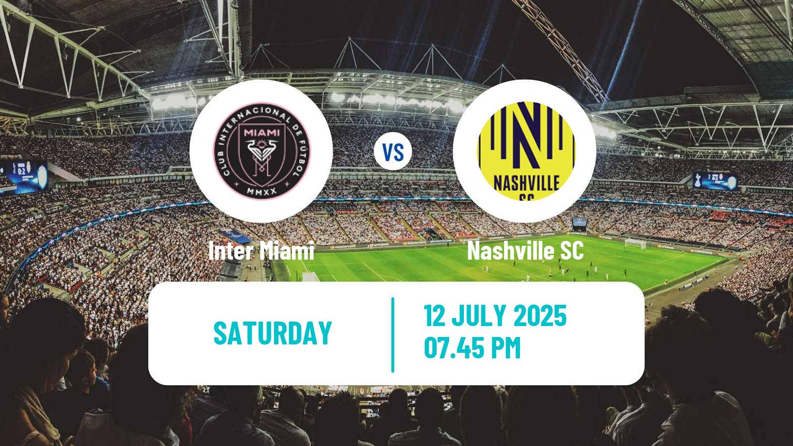 Soccer MLS Inter Miami - Nashville SC